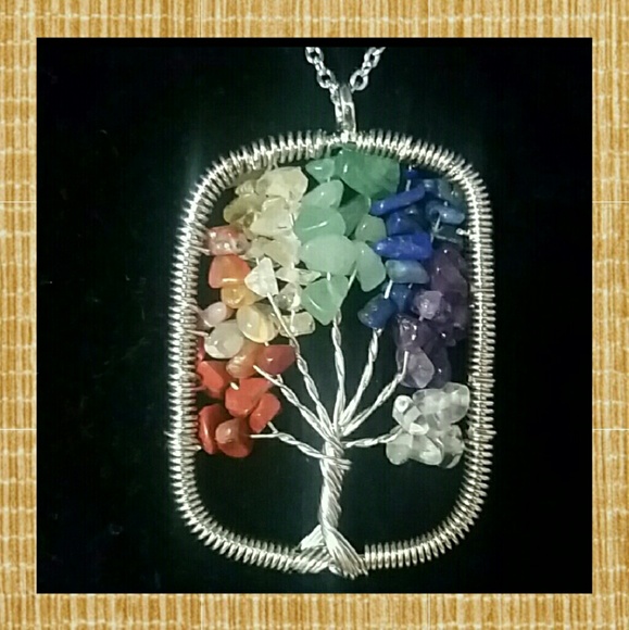 NEW TREE OF LIFE NECKLACE Stainless Steel - Picture 2 of 5